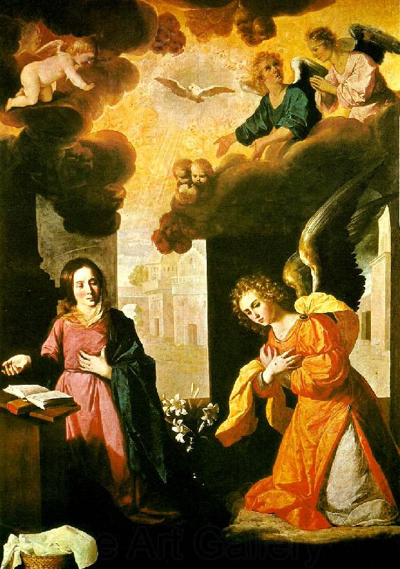 Francisco de Zurbaran annunciation Norge oil painting art